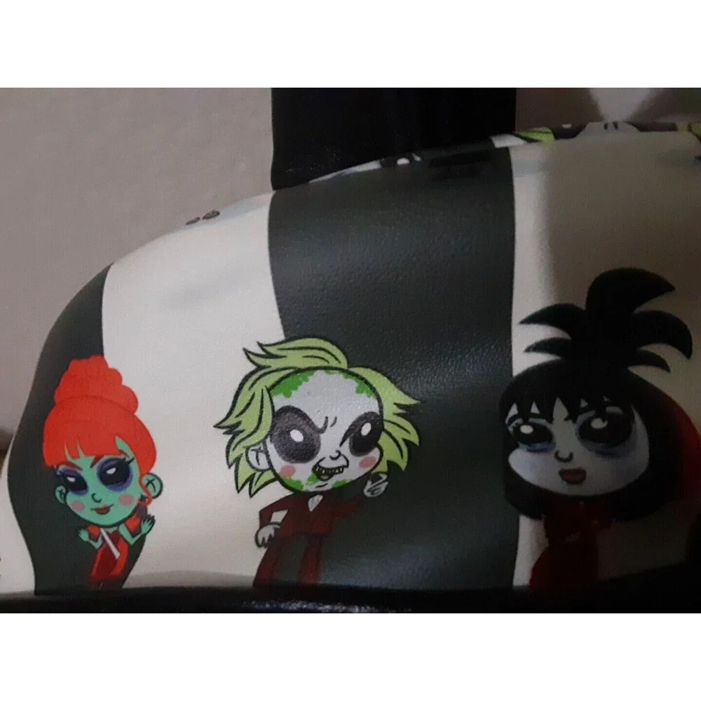Loungefly Beetlejuice Chibi Mini Backpack Double Shoulder Strap Bag Purse